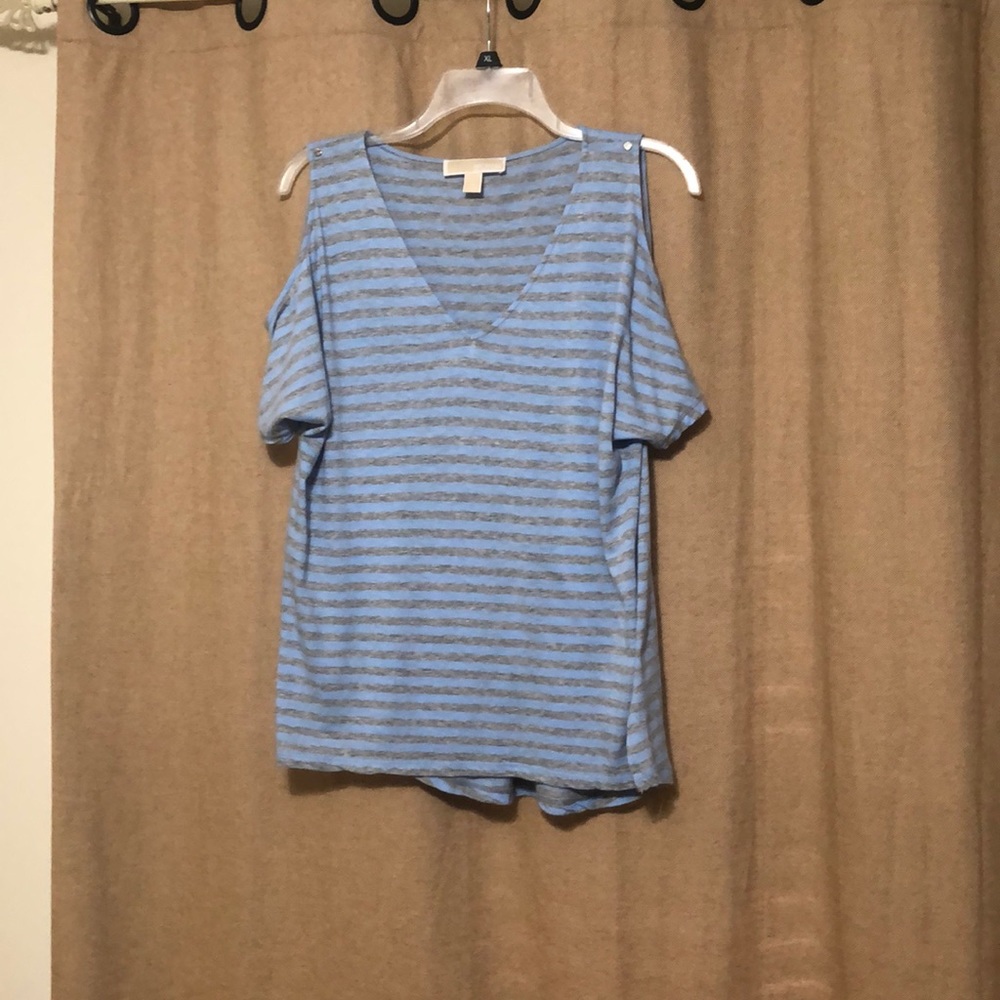 Michael Kors Cold Shoulder T-shirt Size Medium